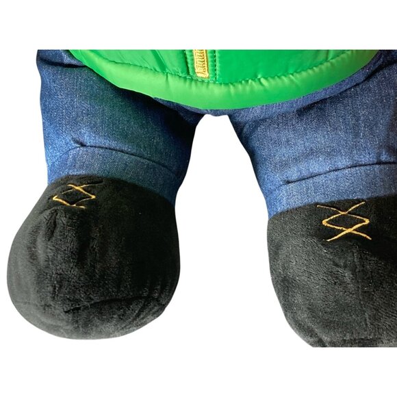 Belkie Winter Teddy Bear With Red Plaid Hooded Jacket & Green Puffer Vest 2019 - Picture 9 of 10